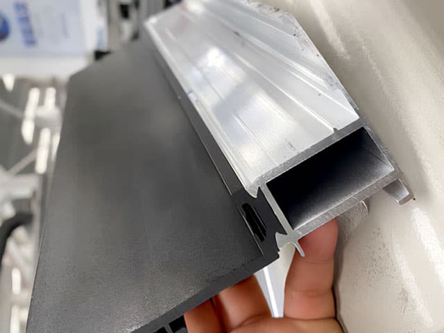 aluminum cutting sample