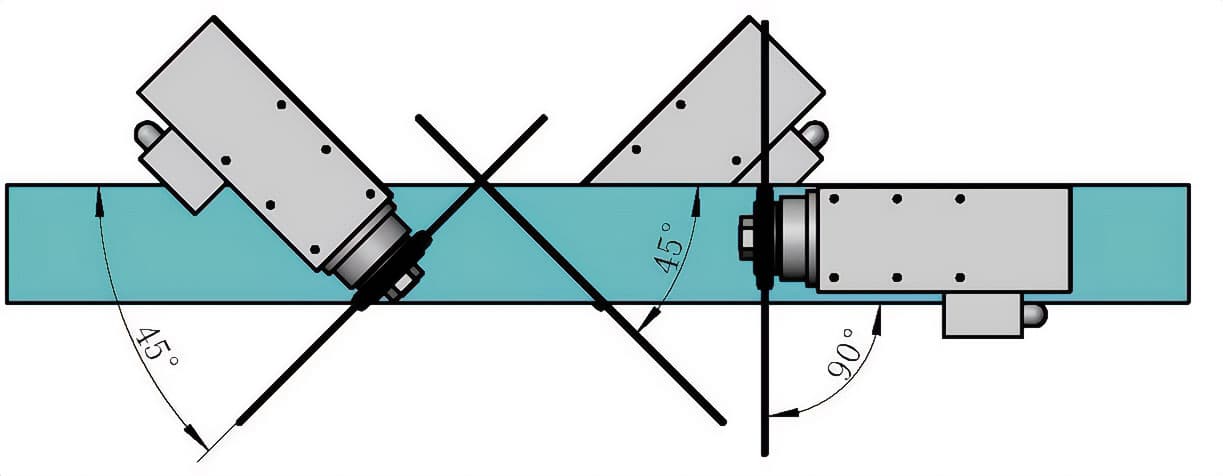 mixed cutting sawing process